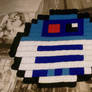 8-Bit R2-D2 Pixel Afghan