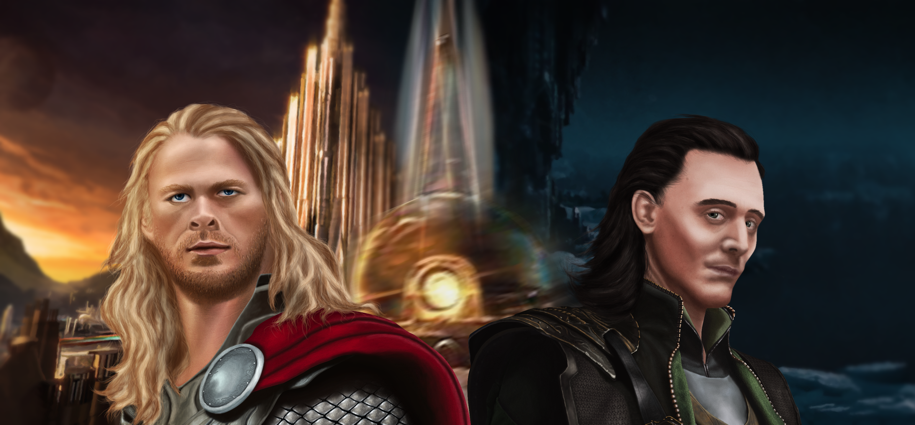 Thor and Loki