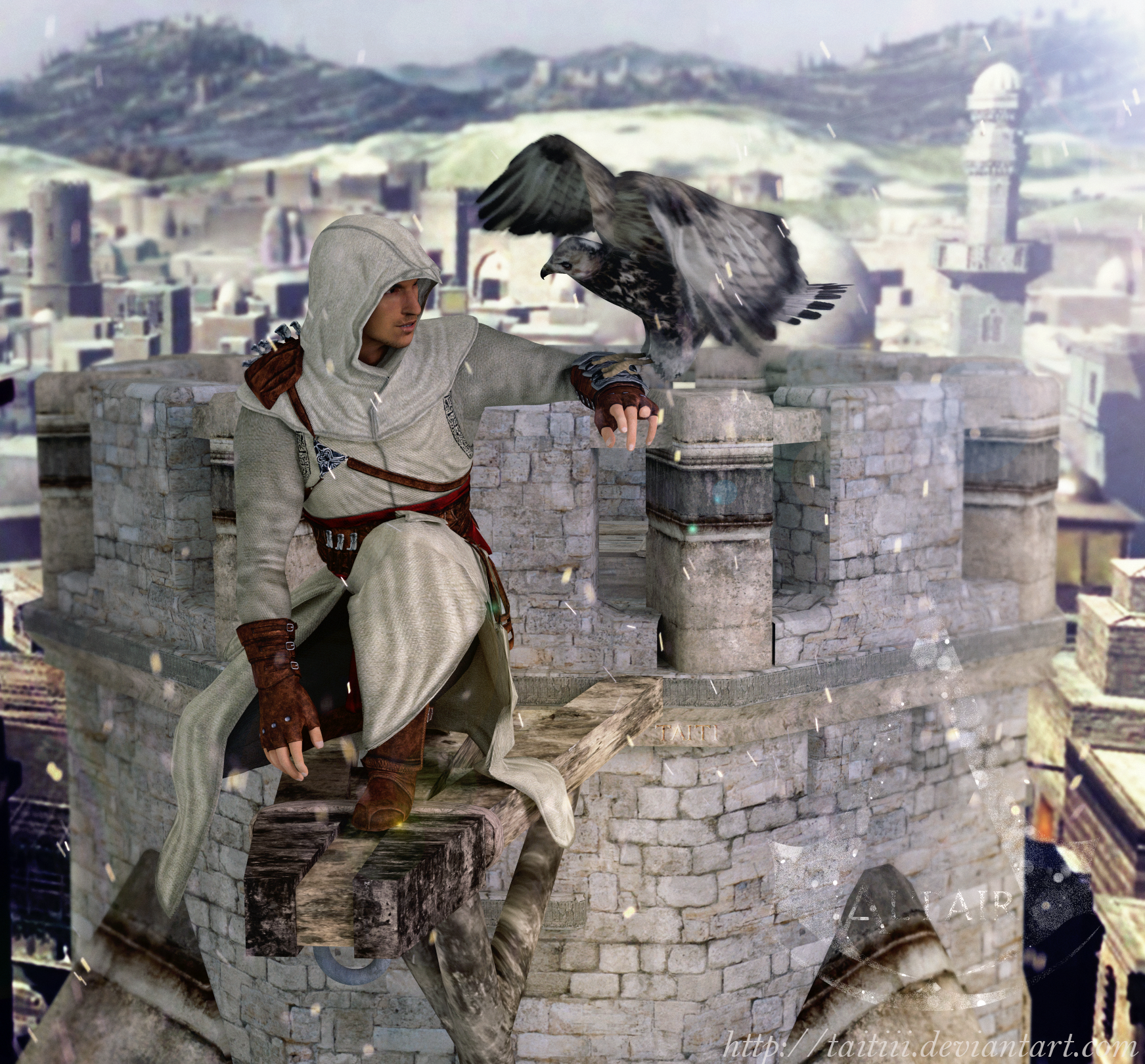 Altair and eagle