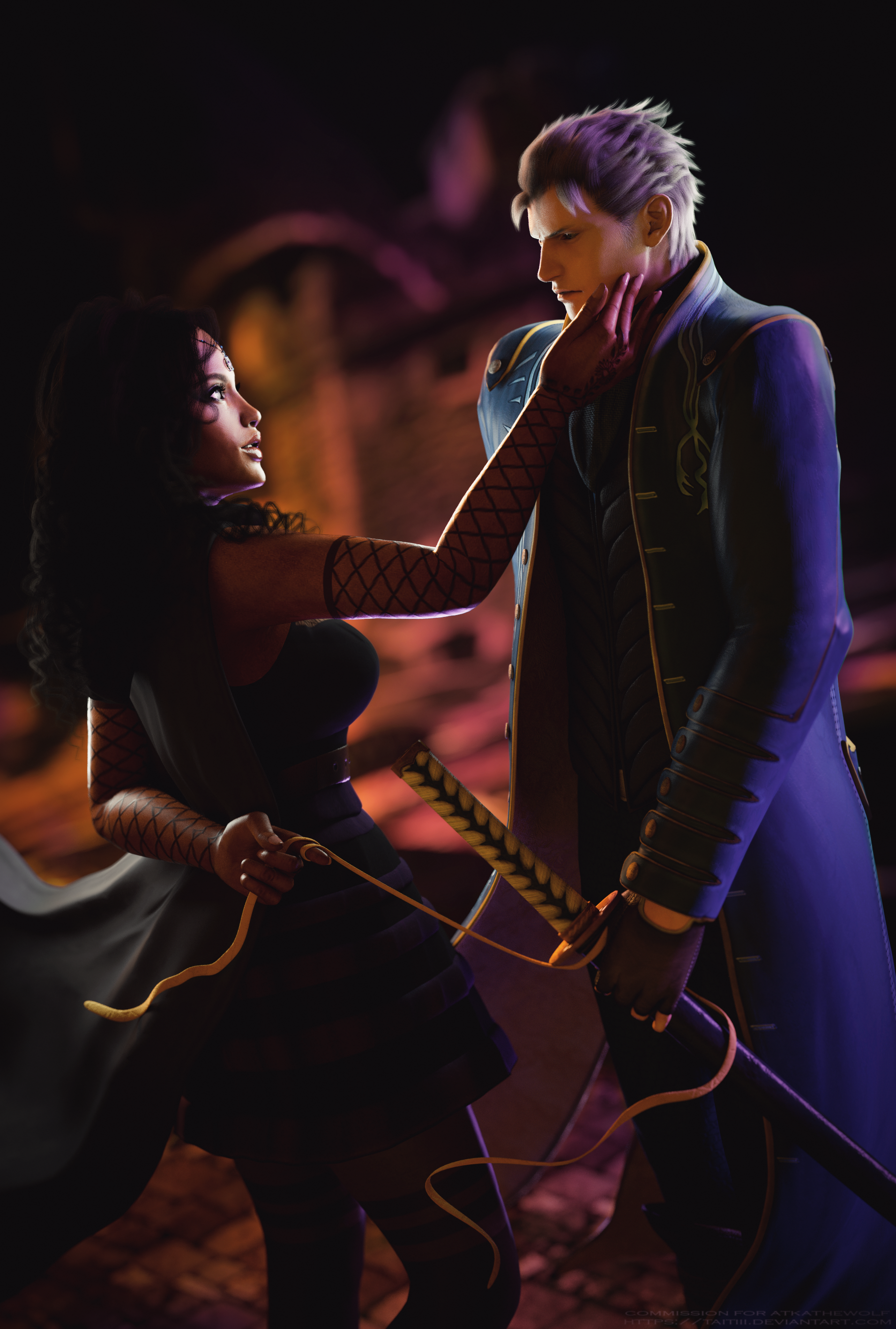 Vergil and Morgana