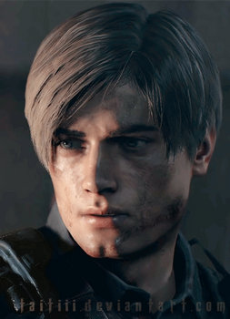 RE2 Remake. The changed Leon's face. Comparison