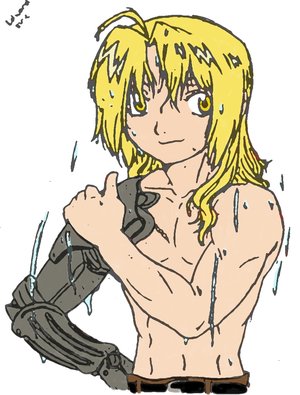 Edward Elric colored by AnimeI