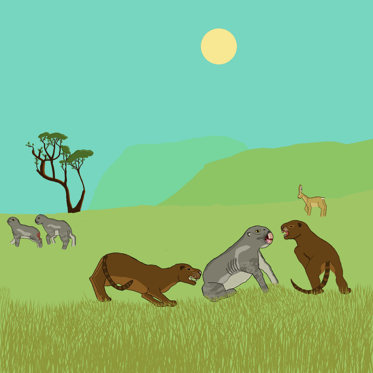 Apex predator and prey by AtosKelemen on DeviantArt