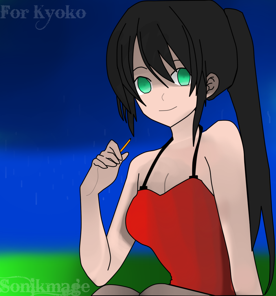 Fan art for my best friend Kyoko. o3o /