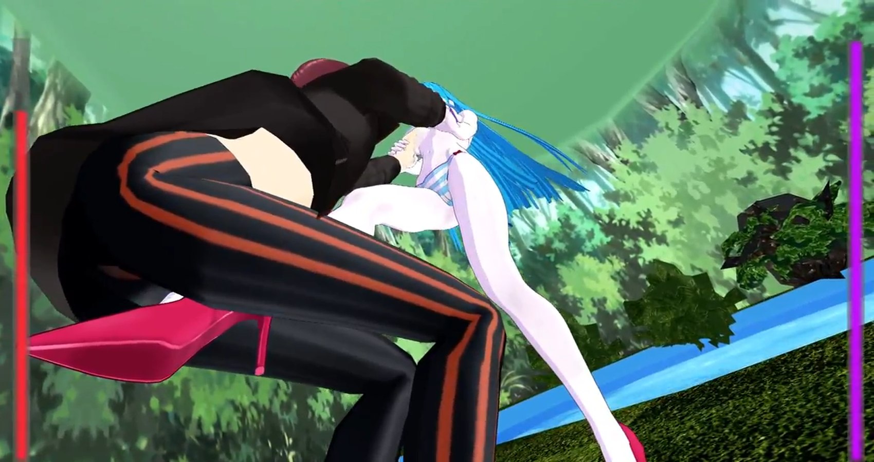 Anime Meme Chan Ballbusting SuperHero Ryona MMD 25 By.