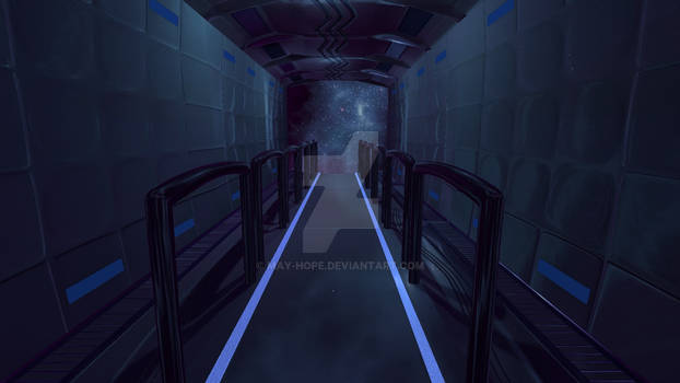 Sci-fi corridor