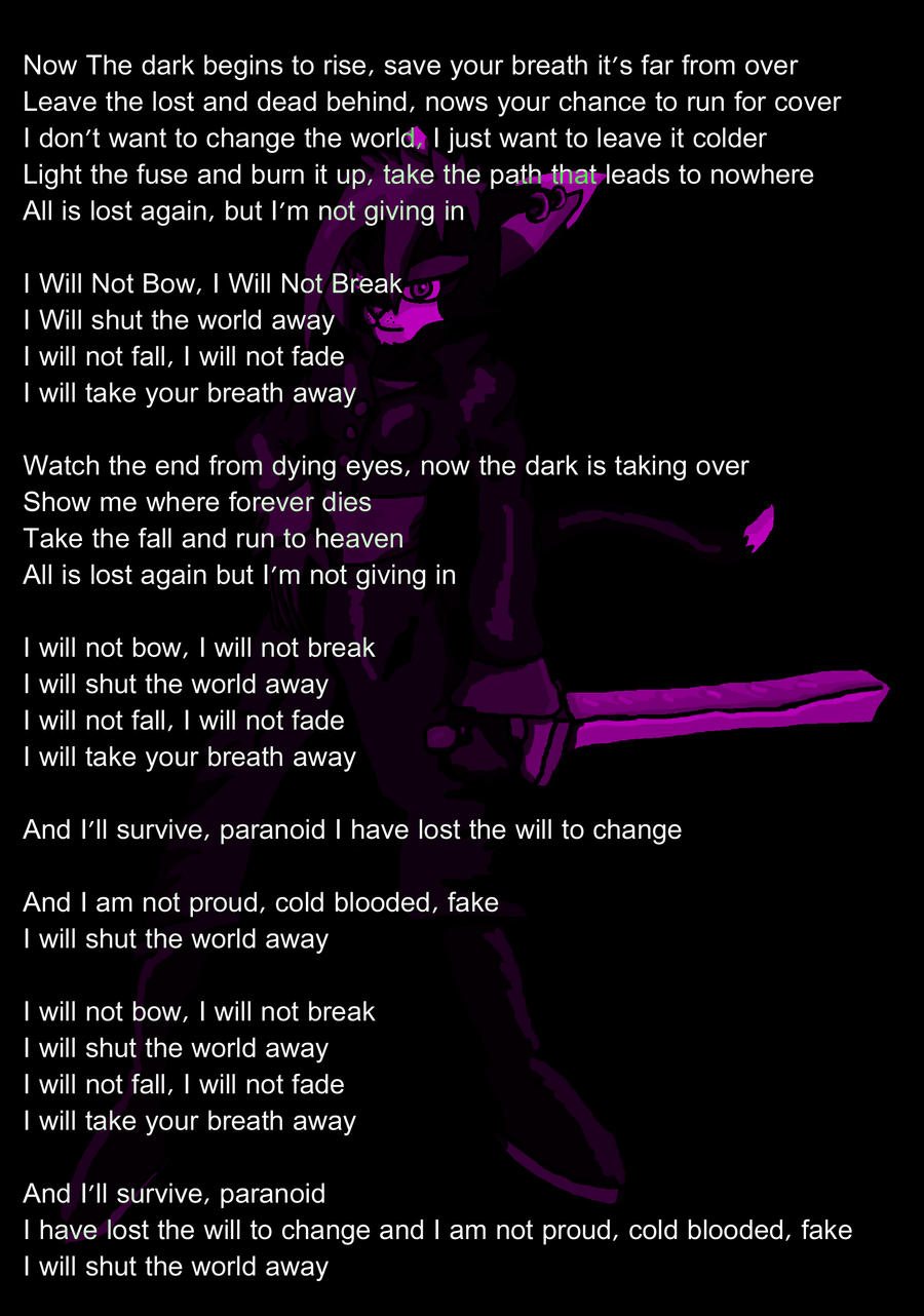 MauEvig Theme Lyrics by MauEvig on DeviantArt