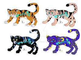 Tiger Adopts Set 1 (OPEN) by MauEvig