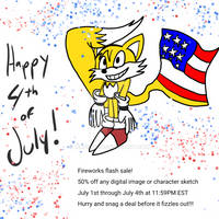 Happy Fourth of July! FIREWORKS FLASHSALE!!!!!!!!! by MauEvig