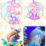 (CT) Rabbid Rosalina x Cream Unicorn Cookie