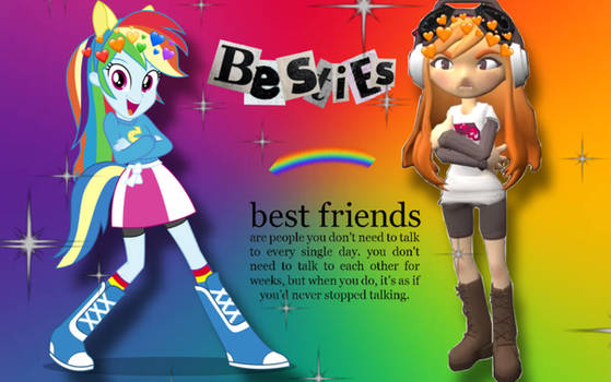 (Wishlist/Edit) Meggy and Rainbow Dash