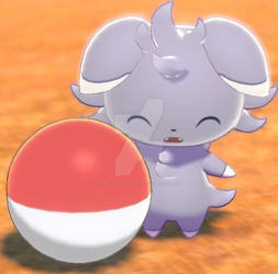 (Pokemon Sword) Buddy Holding a Ball