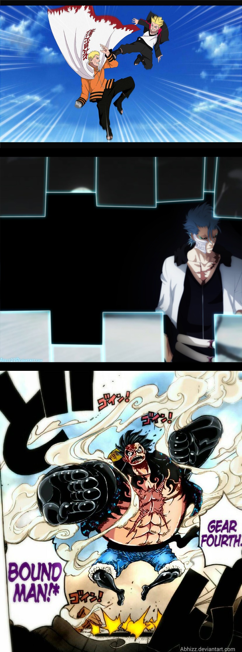 The Big 3 Naruto One Piece Bleach By Jevon45 On Deviantart The Big 3 Naruto One Piece Bleach By Jevon45 On Deviantart