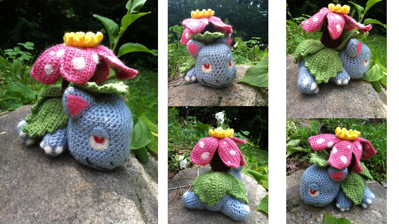 Crocheted Venusaur by Fisume
