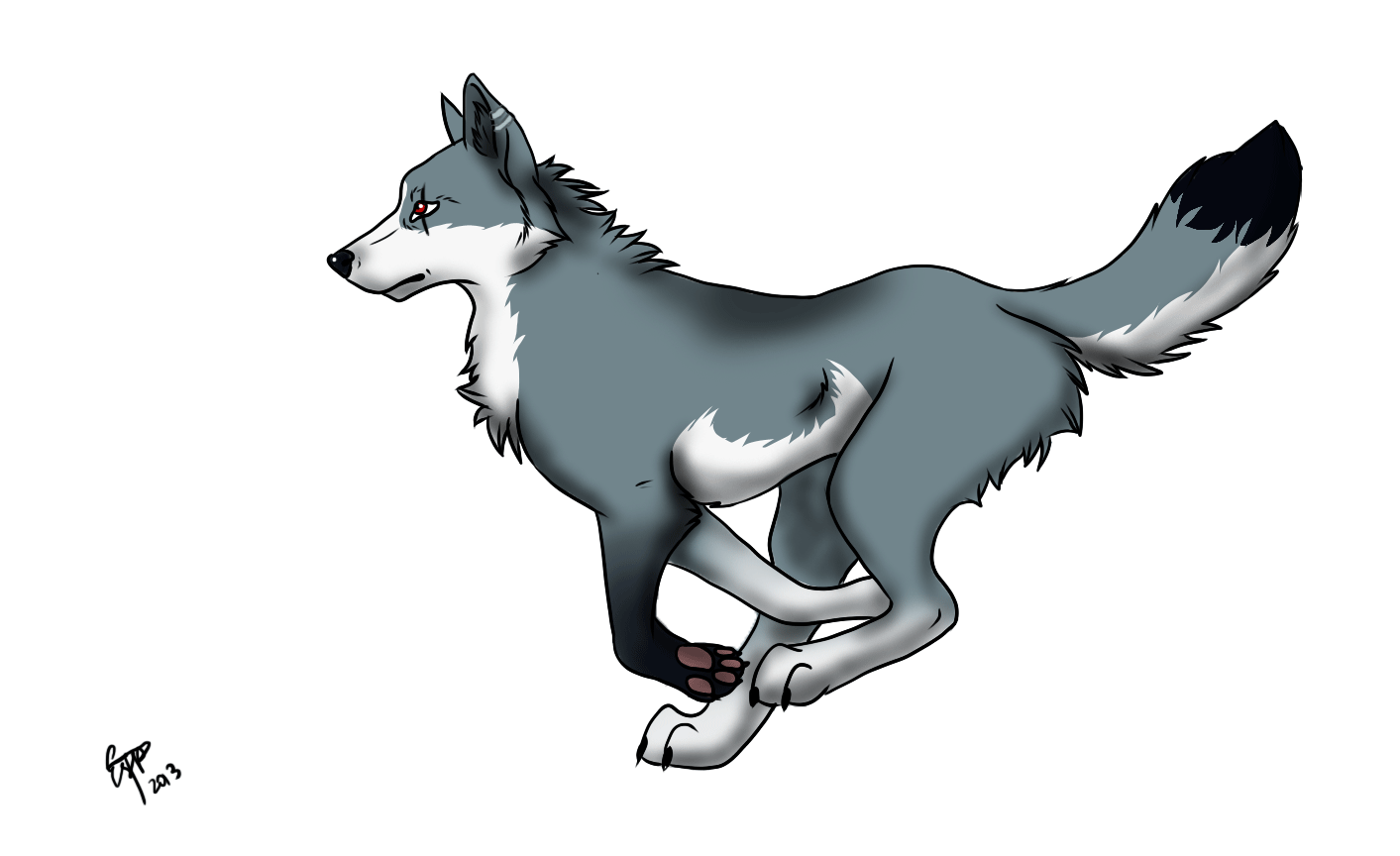Running wolf animation by Esphir on DeviantArt Running wolf animation by Esphir on DeviantArt