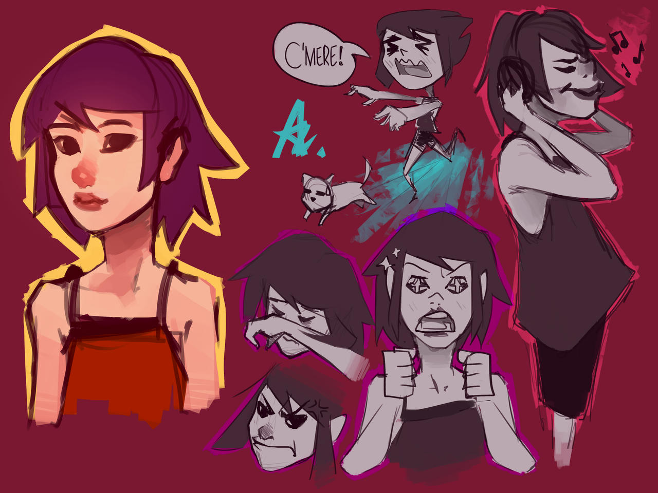 Character Design: INES by zzzKEO on DeviantArt