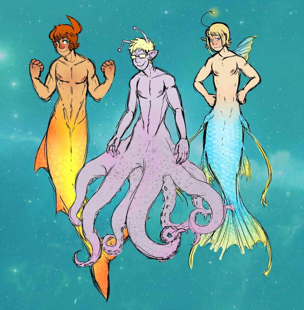 Mermen in Spaaaace!