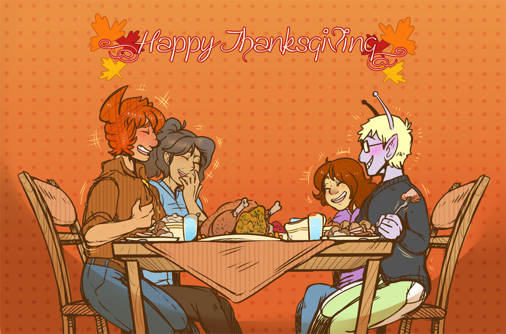 HAPPY SPACE-GIVING 2015 by DarkChibiShadow