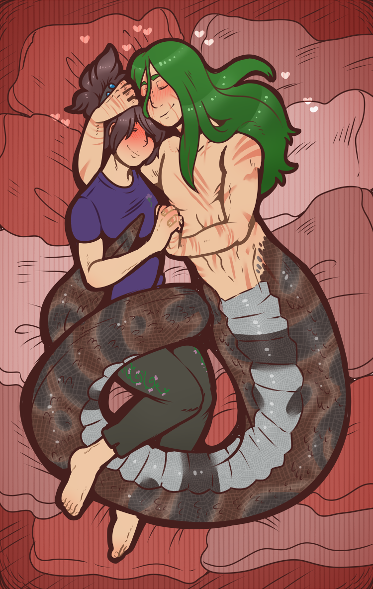 COMMISSION: Naga Cuddles