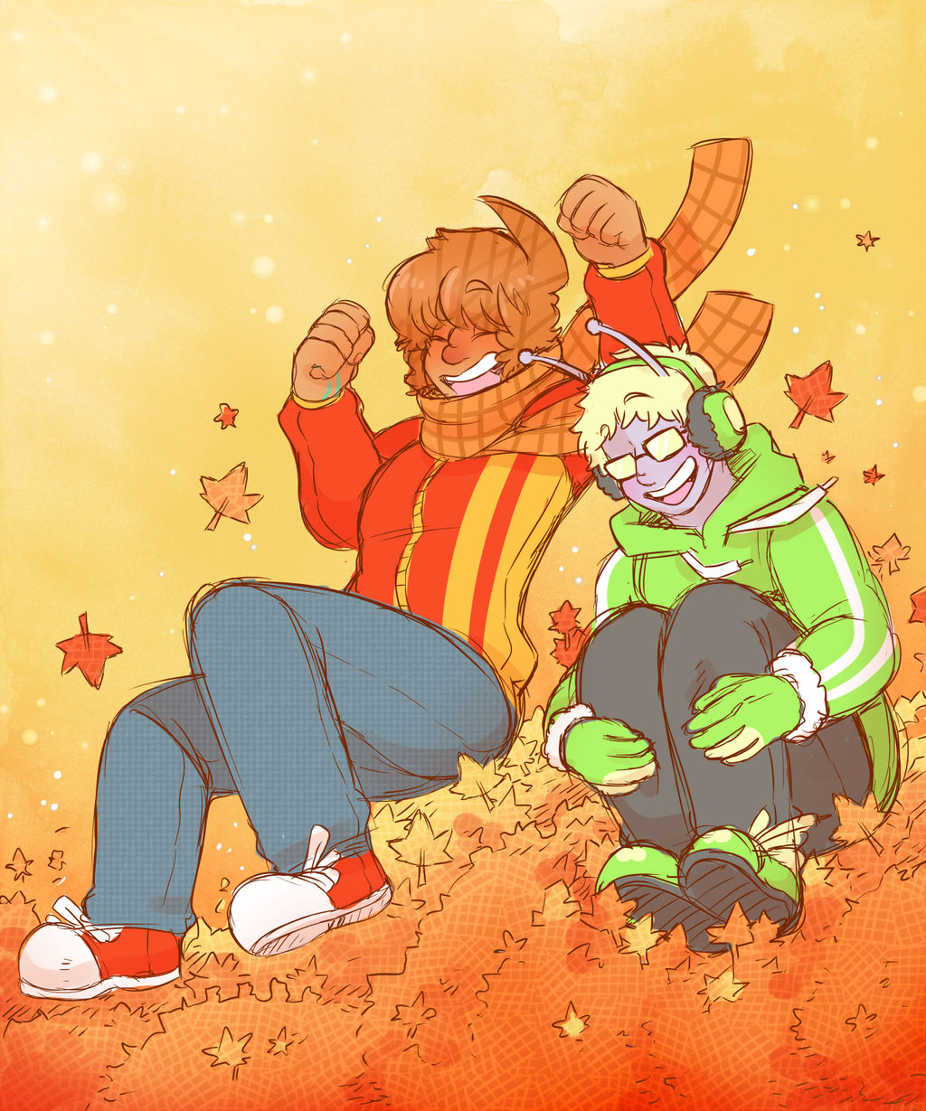 Autumn Leaves by DarkChibiShadow