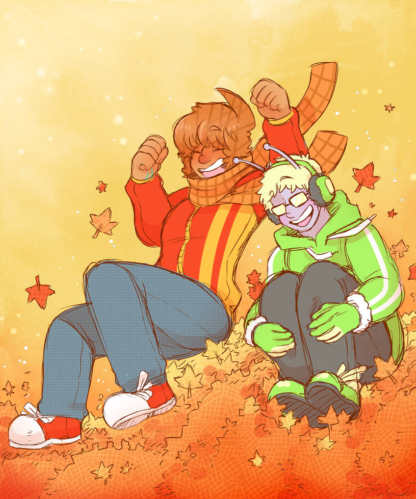 Autumn Leaves by DarkChibiShadow