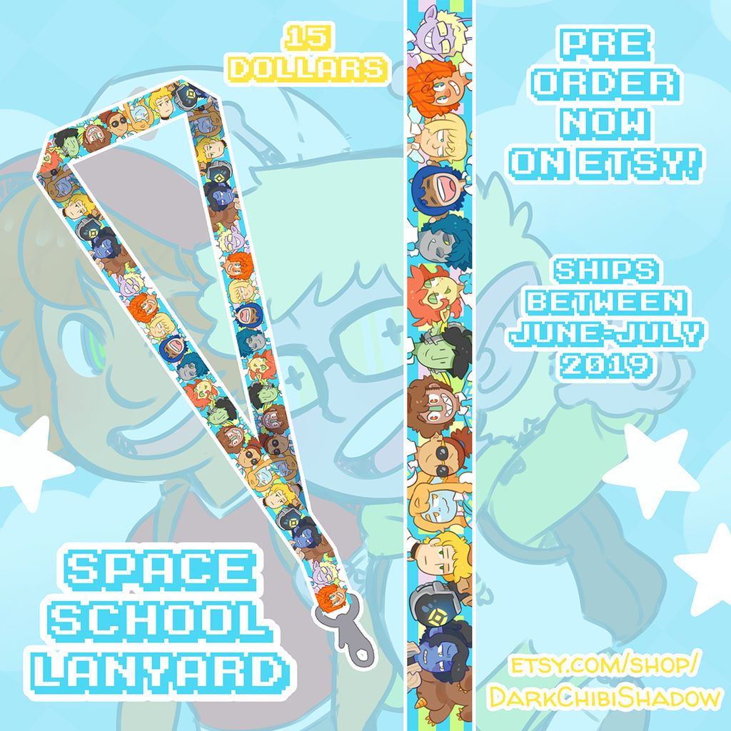 Space School - Lanyard - PRE-ORDERS! by DarkChibiShadow