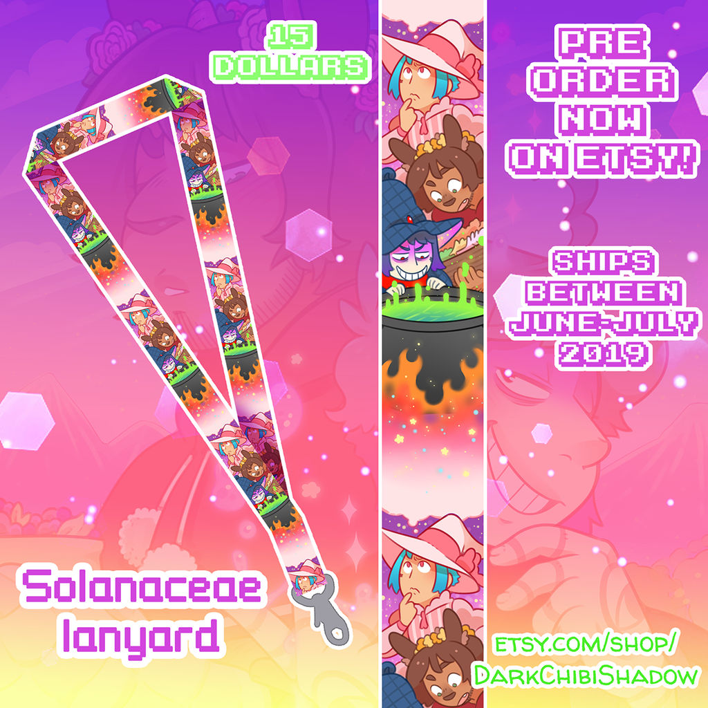 Solanaceae Lanyard PRE-ORDERS! by DarkChibiShadow