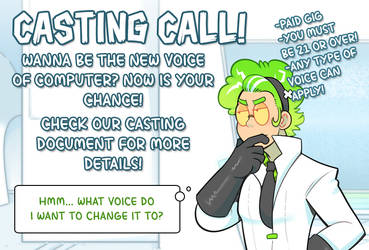 Re-Casting Computer: OPEN CALL FOR VOICES!