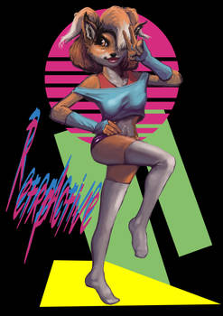 Retro-Fox girl