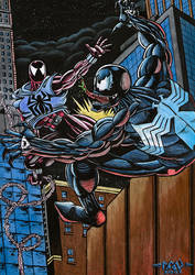 Spider vs Venom - old reproduction 2001