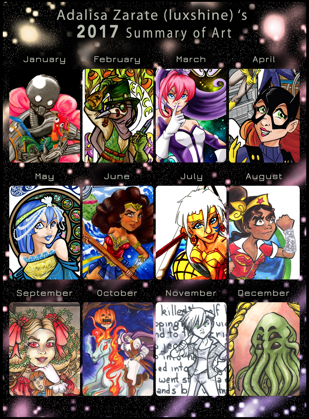 2017 Summary of Art by luxshine
