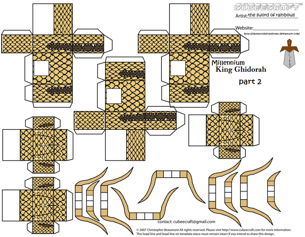 Millennium King Ghidorah part 2 by theSwordofRainbows on DeviantArt