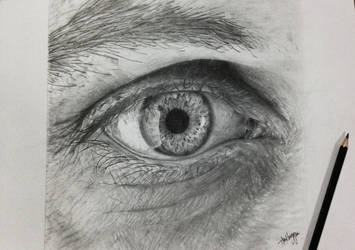 Dinotomic eye competition entry drawing pencil