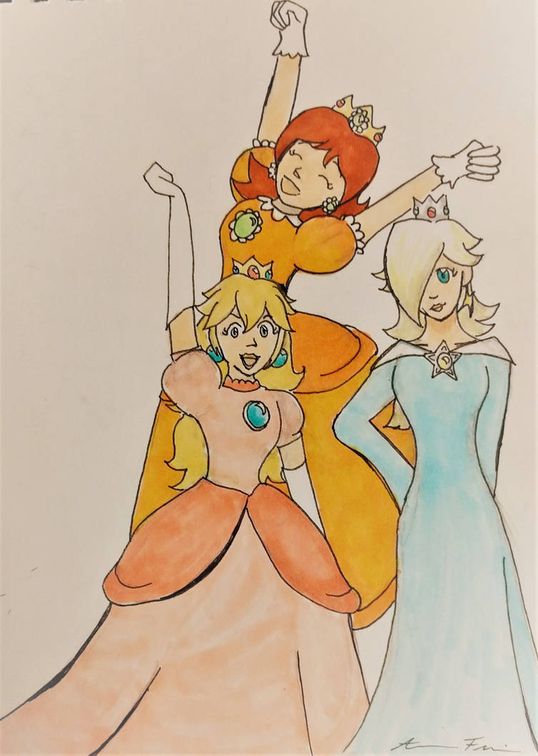 Nintendo Princesses by ConsultingFangirl42 on DeviantArt