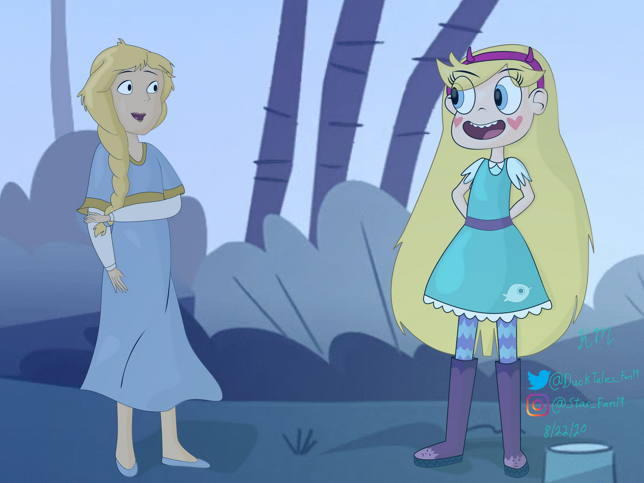 When Two DTVA princesses meets. by HDKyle on DeviantArt