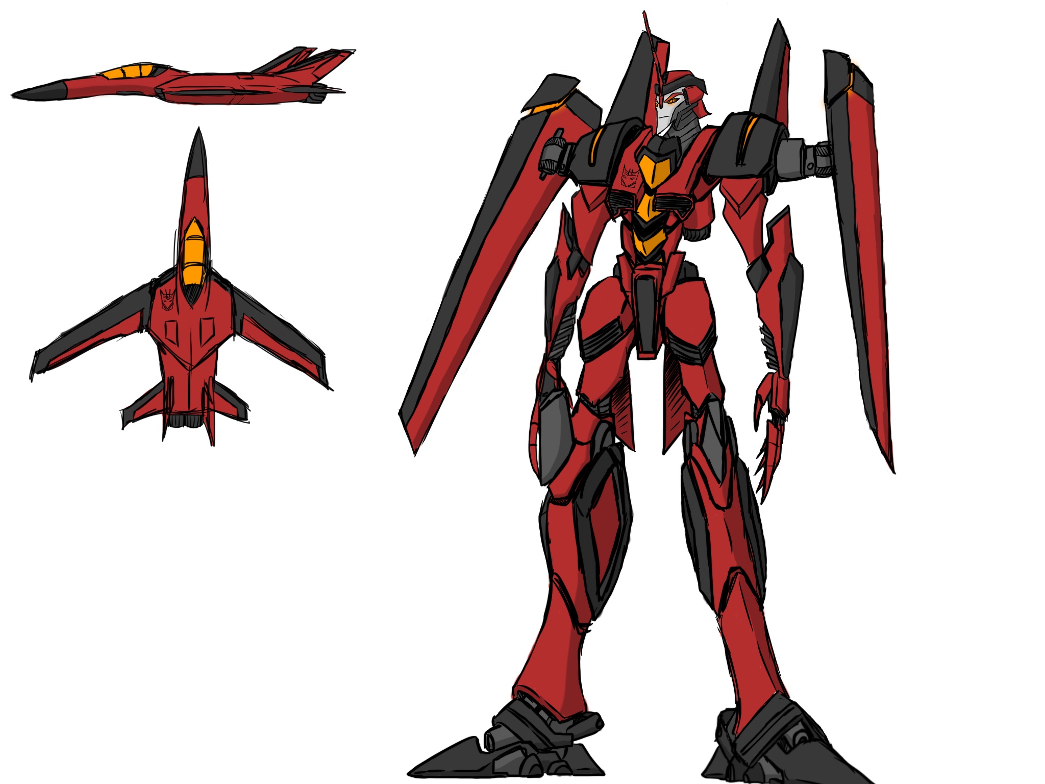 TF:P Starscream Redesign