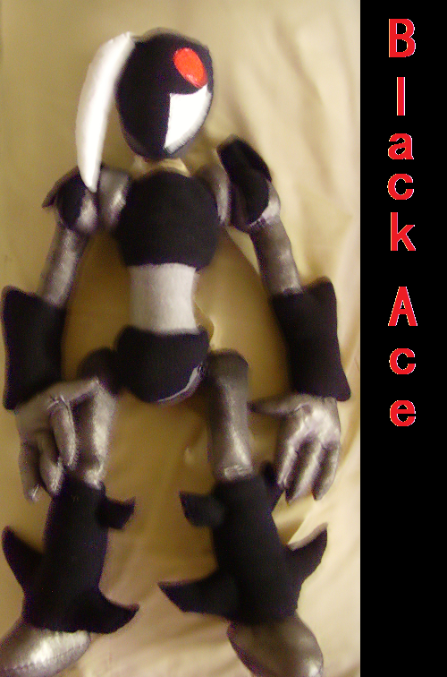 BlackAce Plushie Full body pic