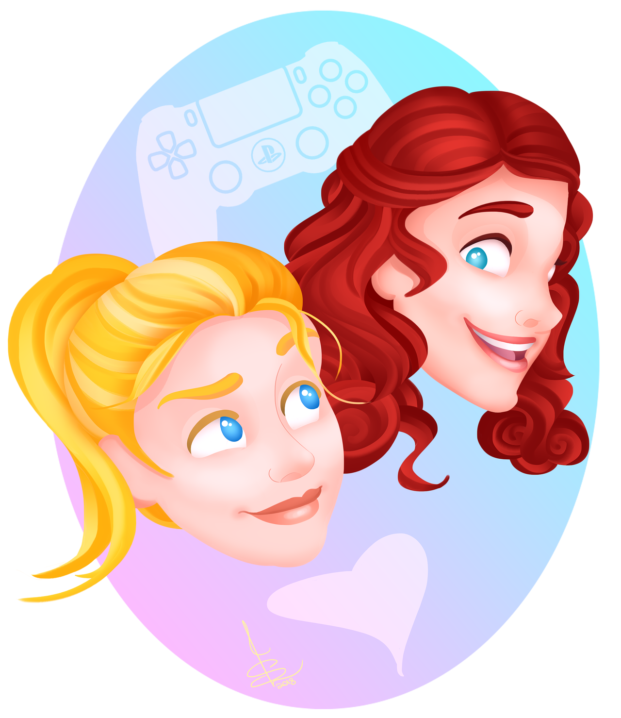 Gaming Besties by imajanaeshun