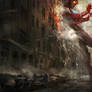 Godzilla vs Ultraman by steve