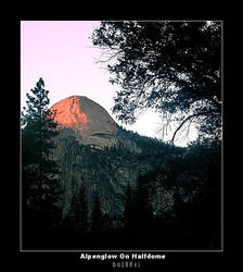 Alpenglow on Halfdome