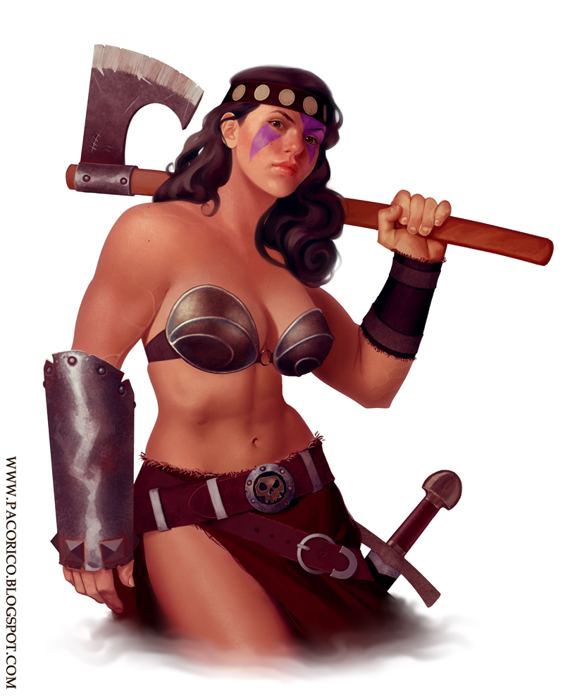 Barbarian girl