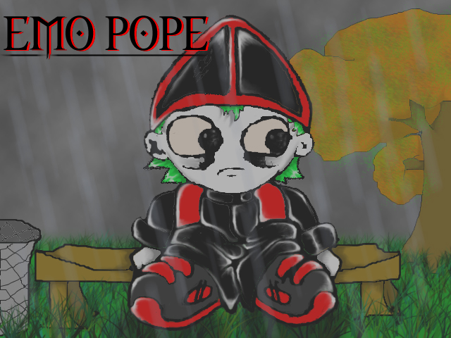 emo pope in colour