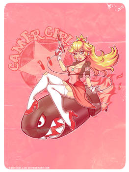 Gamer Girl Peach