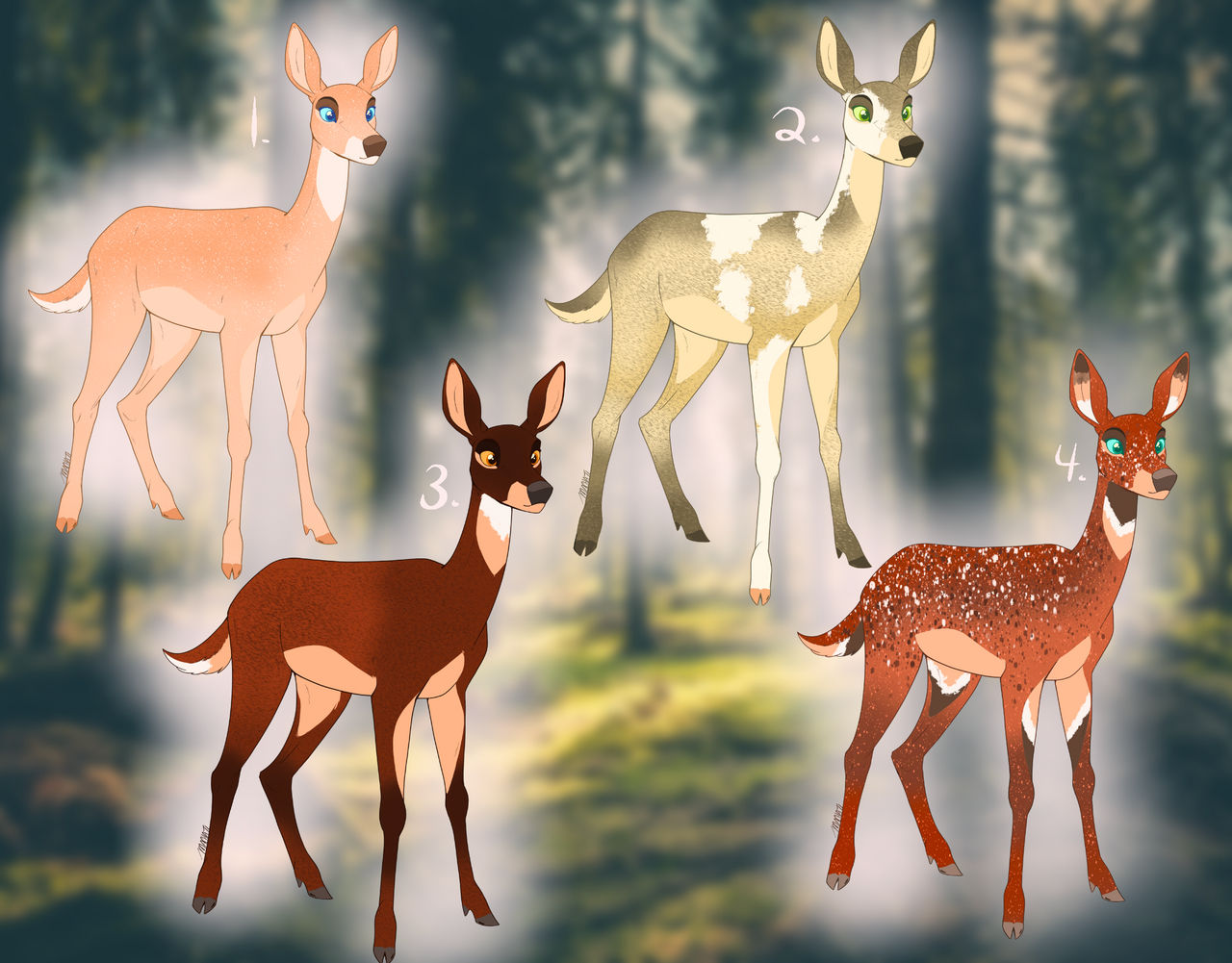 Bambi 2 Doe Adopts 4/4 OPEN by broodmares on DeviantArt Bambi 2 Doe Adopts 4/4 OPEN by broodmares on DeviantArt