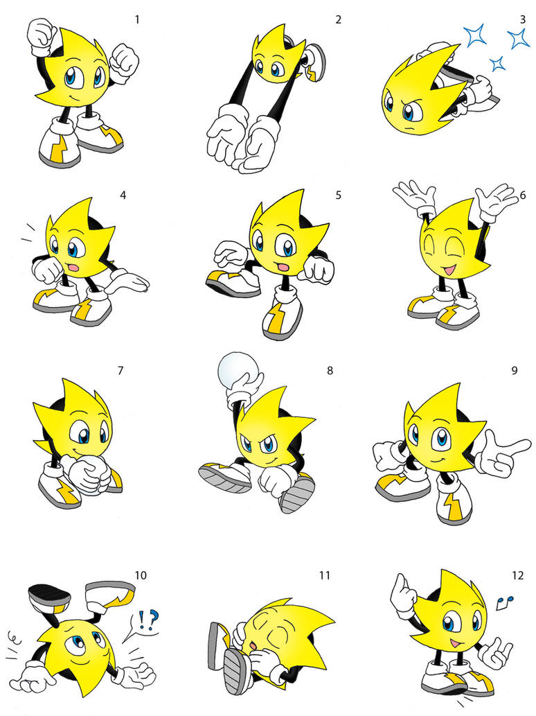 Ristar Drawings 1 by SpitFireLex on DeviantArt