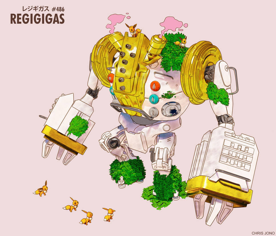Regigigas v.2 by Xous54 on DeviantArt