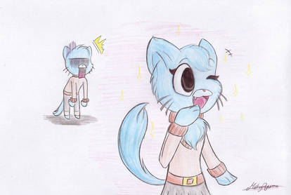 Commition: Gumball girl