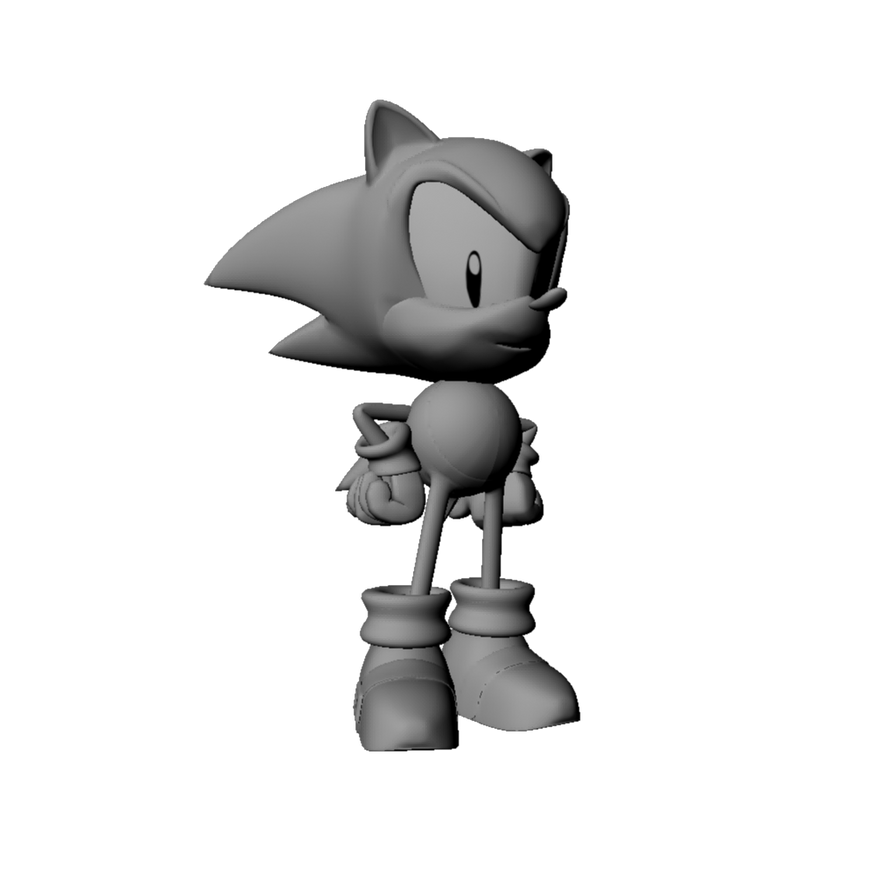 Sonic Render by A-Scream on DeviantArt