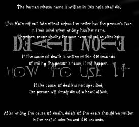 Death Note: How to use it - I