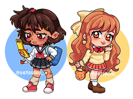 OPEN ADOPTABLES - Anime Schoolgirls ($50 USD EACH)